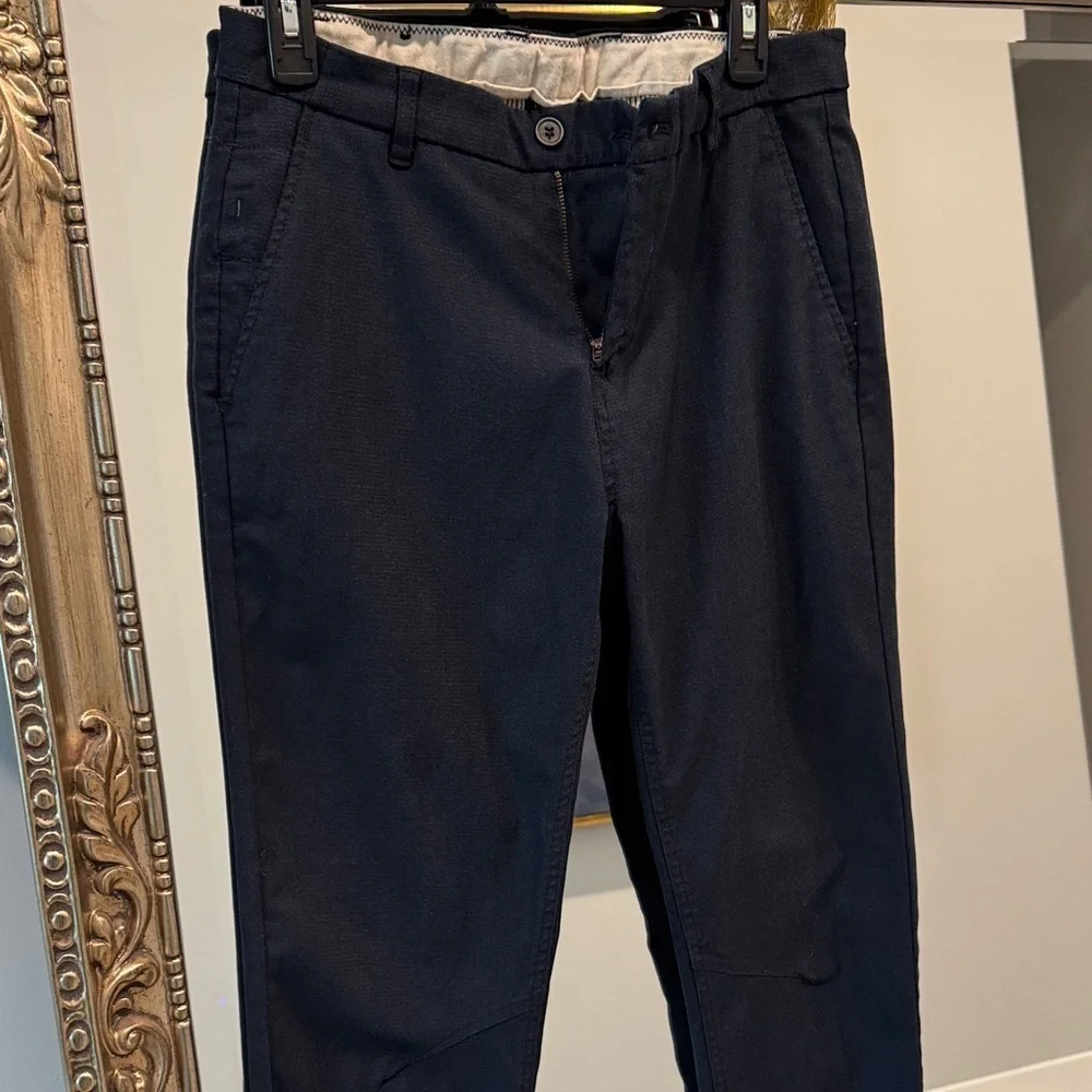 Zara Navy Chinos for Men